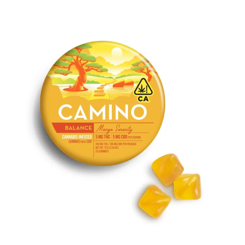1:1 'Balance' Mango Serenity [20pk] (100mg CBD/100mg THC)-Camino