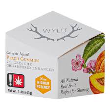 Peach 2:1 CBD + Hybrid Enhanced Gummies | 100mg CBD:50mg THC