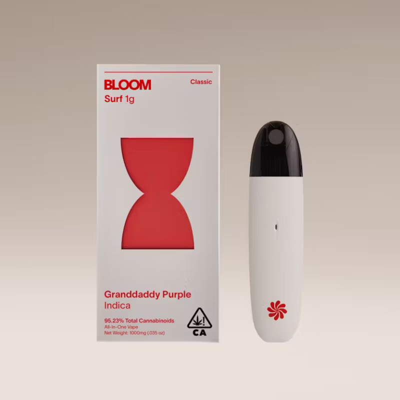GRANDDADDY PURPLE-All-In-One Disposable Vape Pen-BLOOM 1.0g