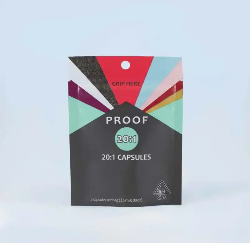 20:1 High CBD Capsules (5pk)-Proof
