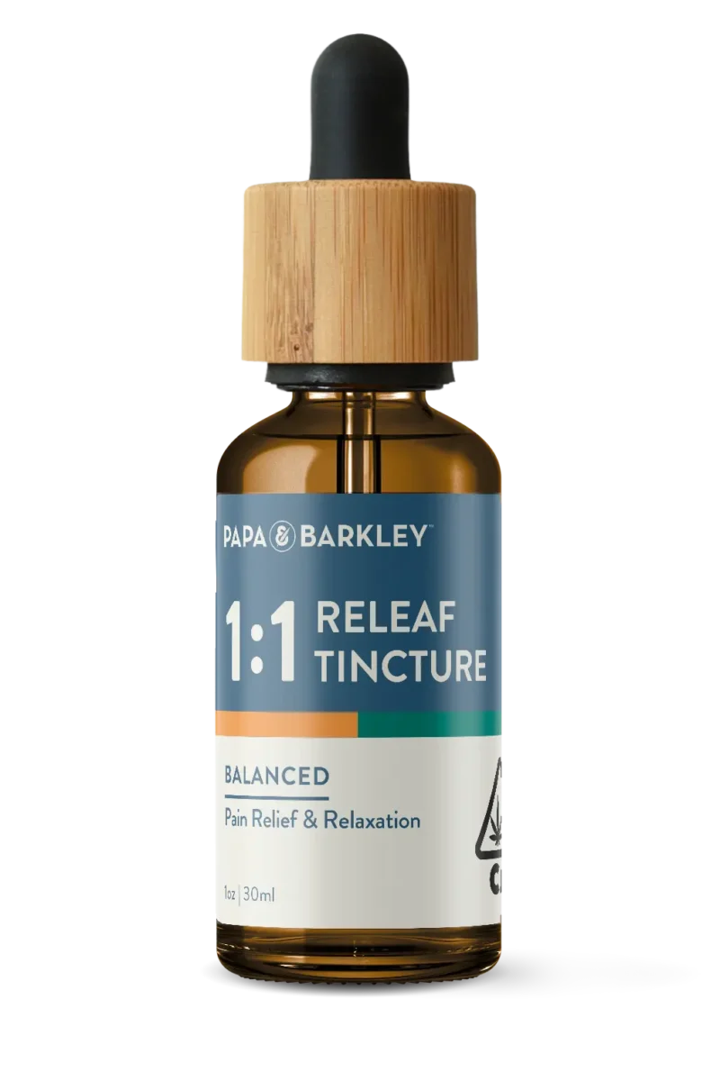 Releaf Tincture 30ml-Balanced 1:1-Papa & Barkley